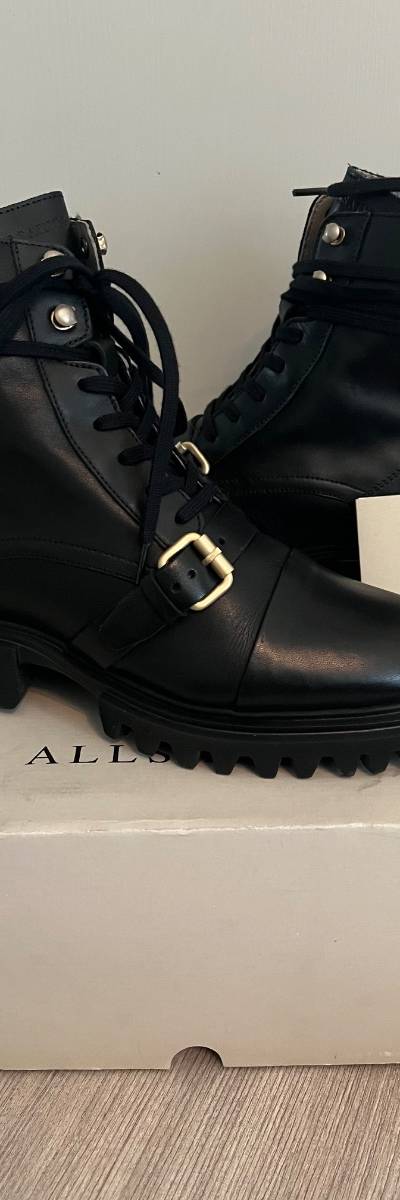 AllSaints lace up boots, size 7